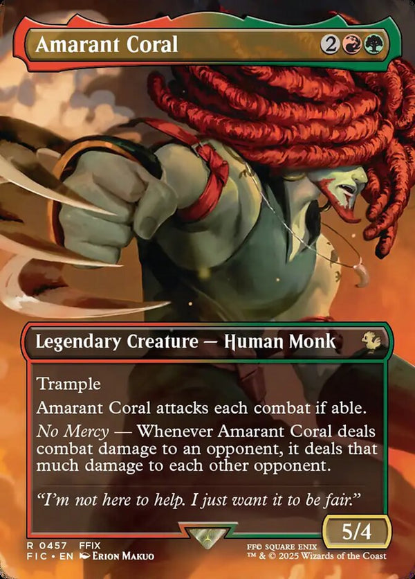 Amarant Coral (Borderless) - Magic: The Gathering