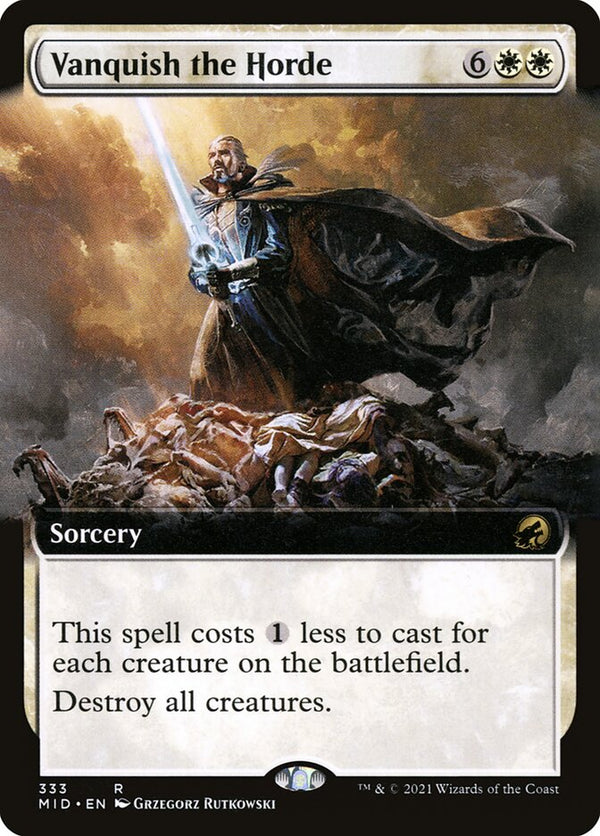 Vanquish the Horde (Extended Art) - Magic: The Gathering