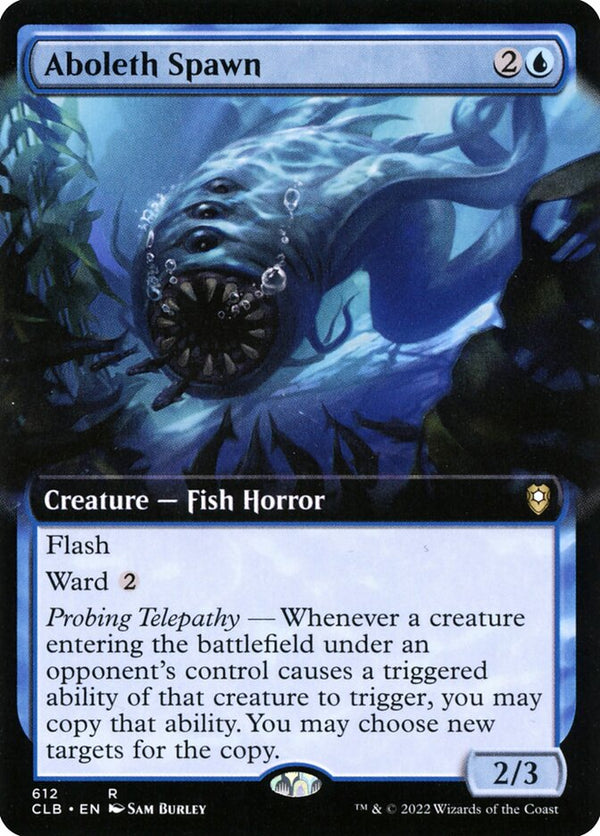 Aboleth Spawn (Extended Art) - Magic: The Gathering