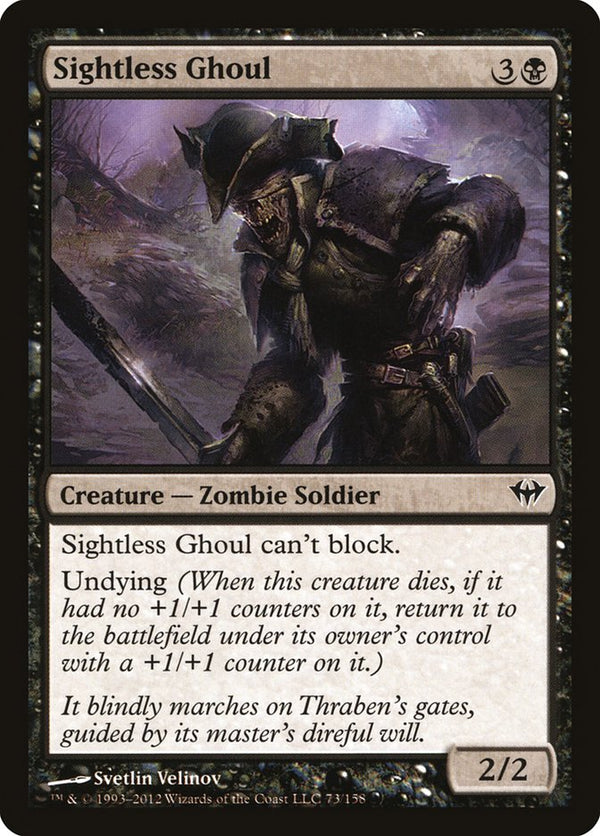 Sightless Ghoul - Magic: The Gathering