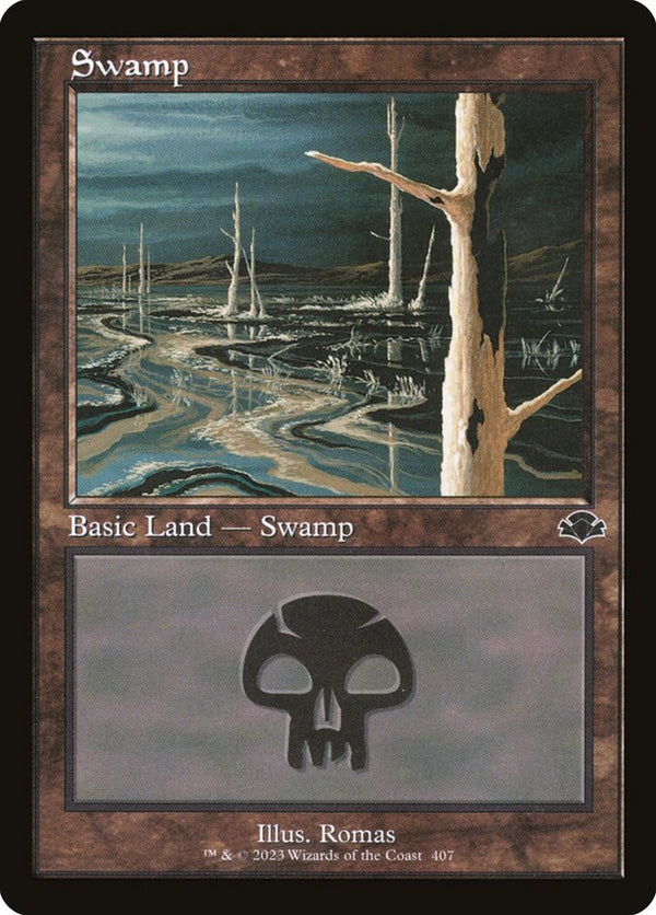 Swamp (407) (Retro Frame) - Magic: The Gathering