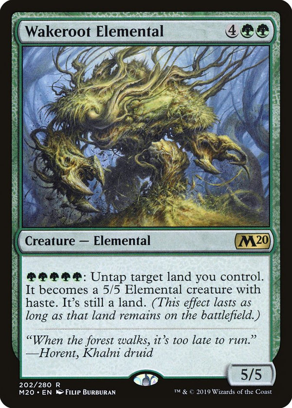 Wakeroot Elemental - Magic: The Gathering