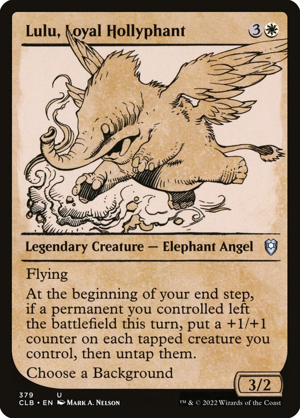 Lulu, Loyal Hollyphant (Showcase) - Magic: The Gathering