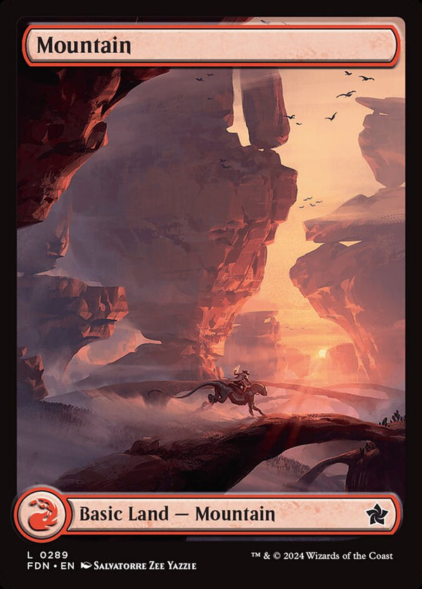 Mountain (0289) - Magic: The Gathering
