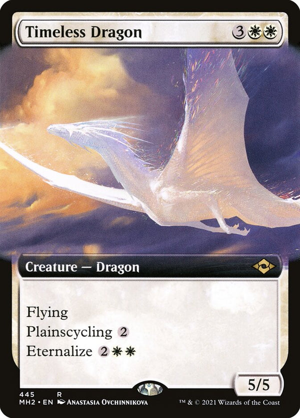 Timeless Dragon (Extended Art) - Magic: The Gathering