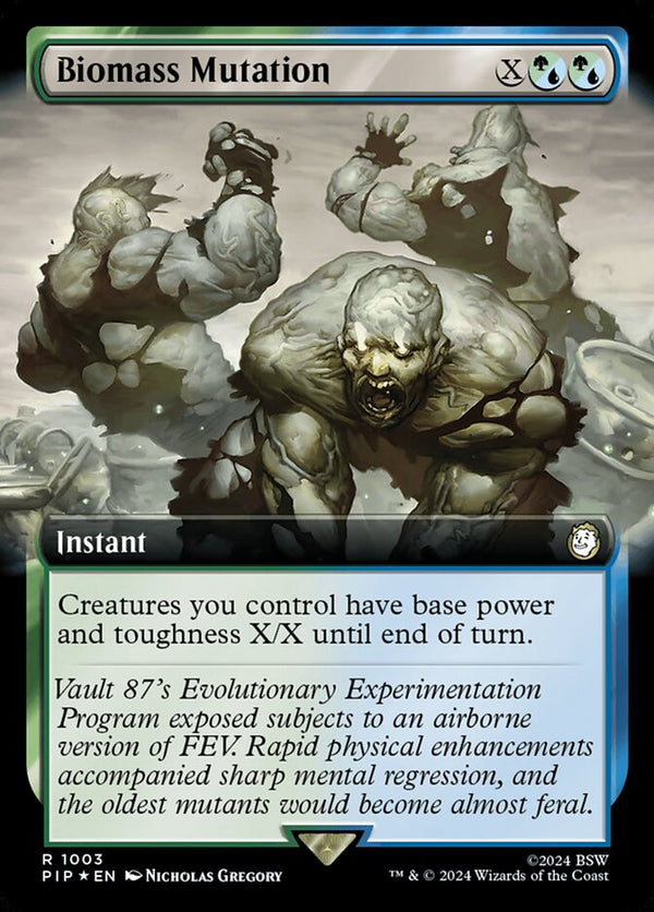 Biomass Mutation (Extended Art) (Surge Foil) - Magic: The Gathering