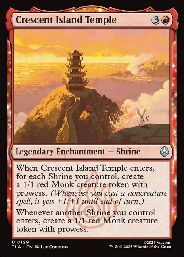 Crescent Island Temple - Magic: The Gathering