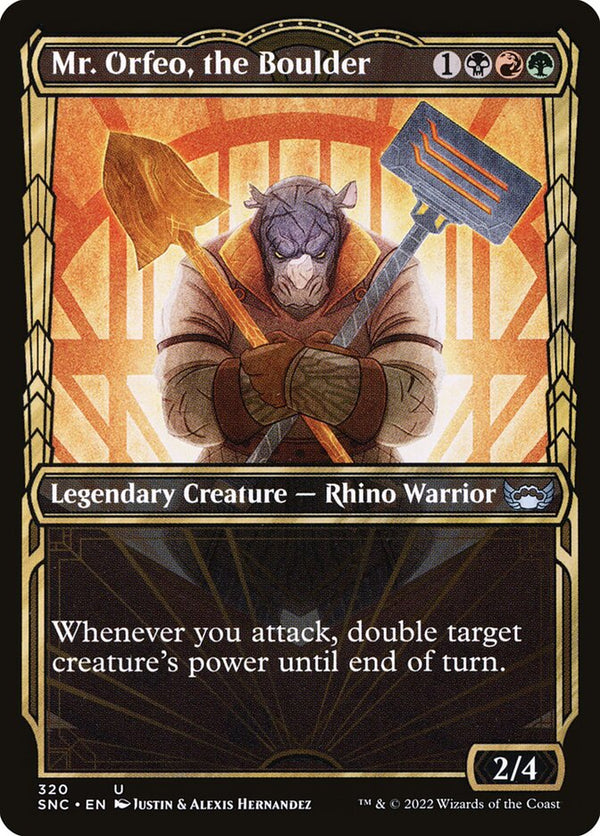 Mr. Orfeo, the Boulder (Showcase) - Magic: The Gathering