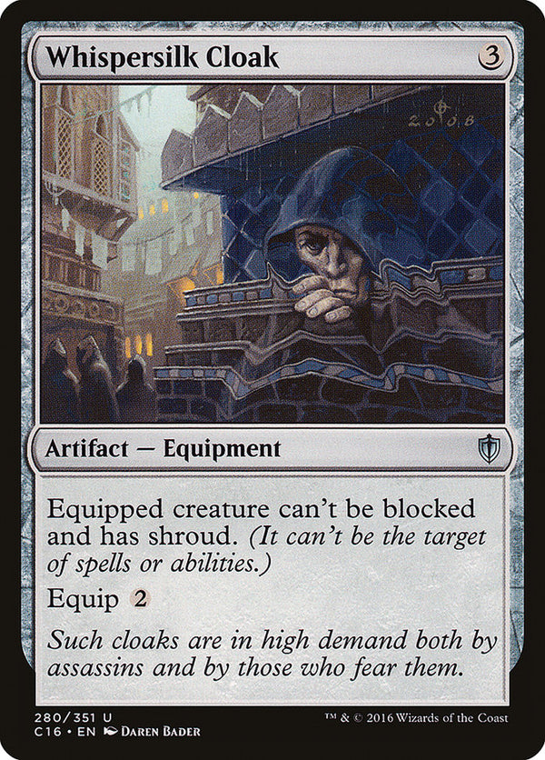Whispersilk Cloak - Magic: The Gathering