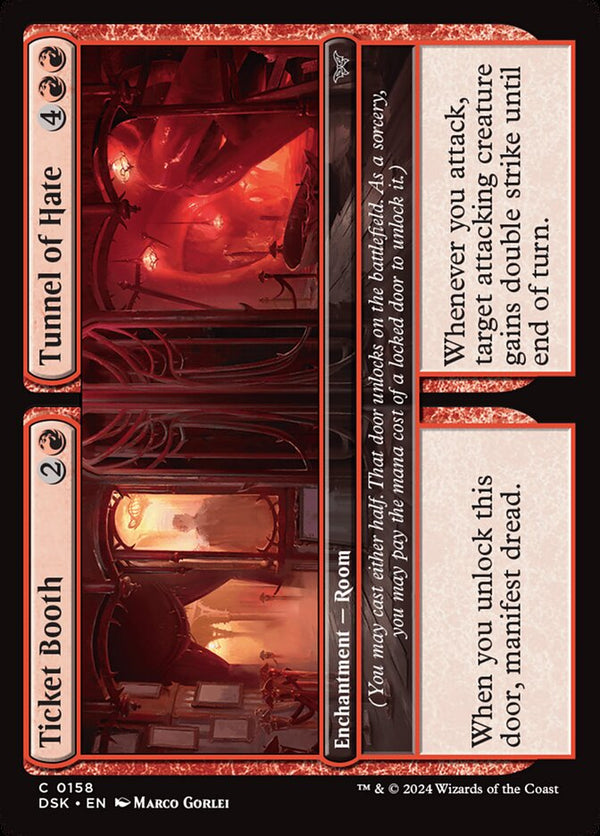 Ticket Booth // Tunnel of Hate - Magic: The Gathering