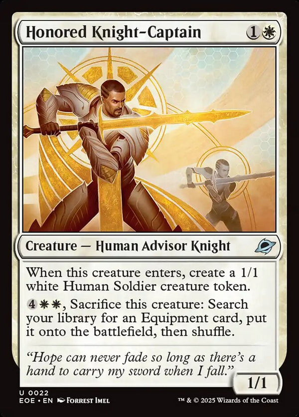 Honored Knight-Captain - Magic: The Gathering