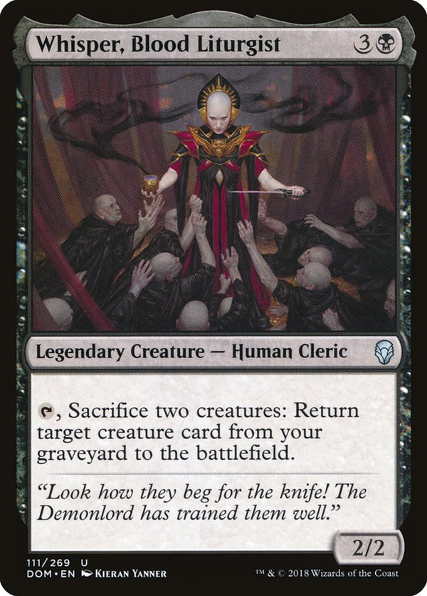 Whisper, Blood Liturgist - Magic: The Gathering