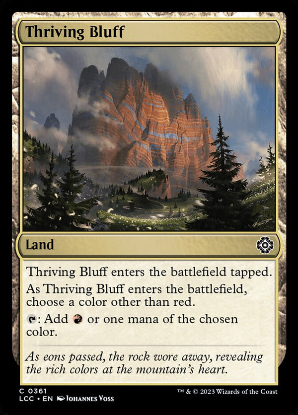 Thriving Bluff - Magic: The Gathering