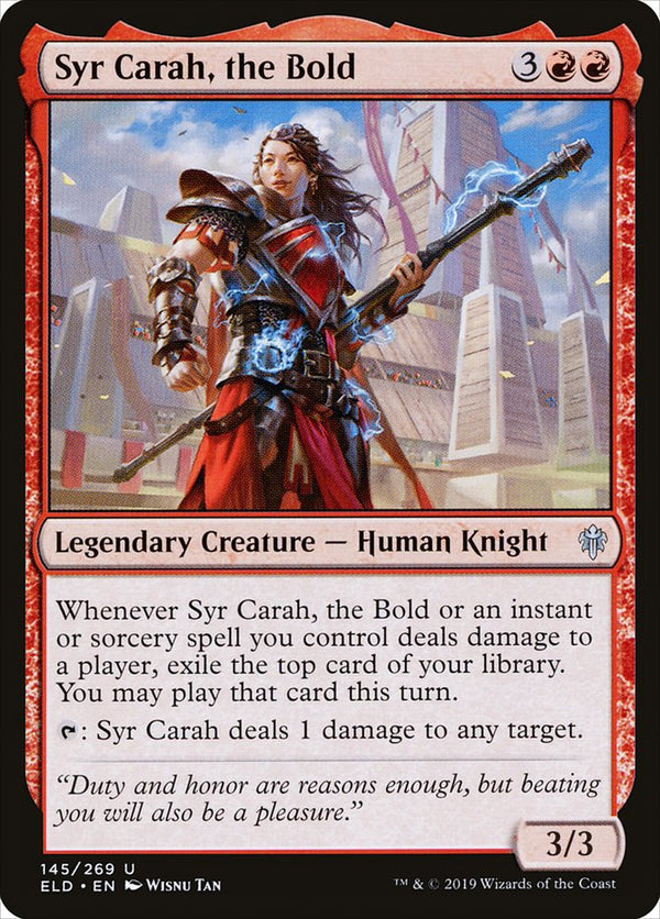 Syr Carah, the Bold - Magic: The Gathering