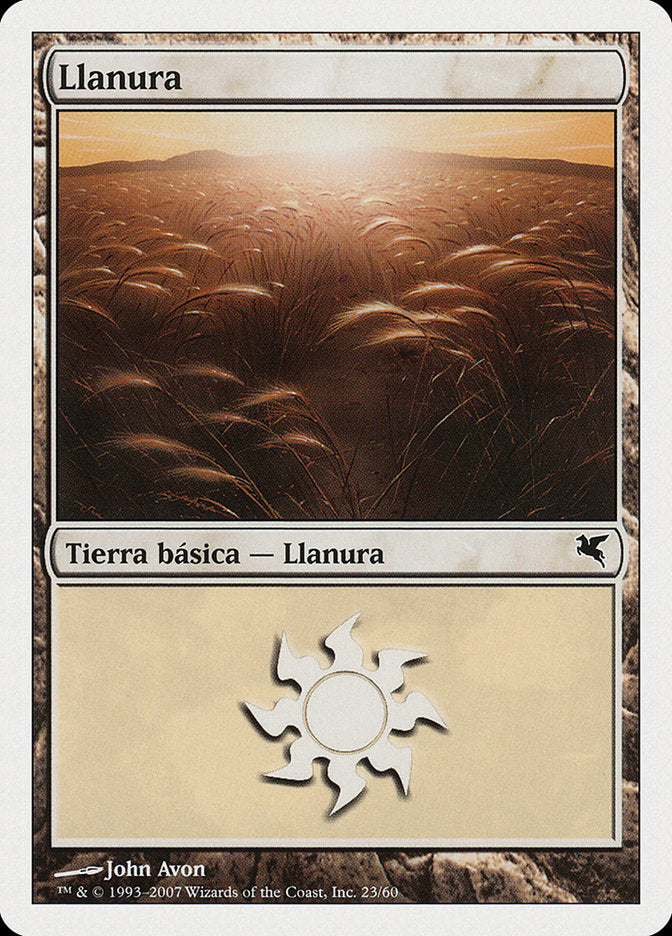 Plains (Spanish) - "Llanura" (J23)