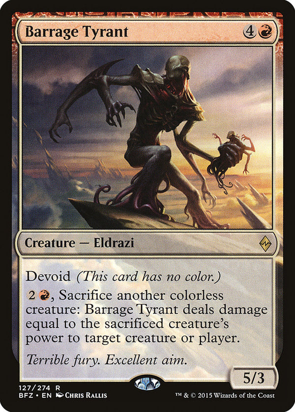 Barrage Tyrant - Magic: The Gathering