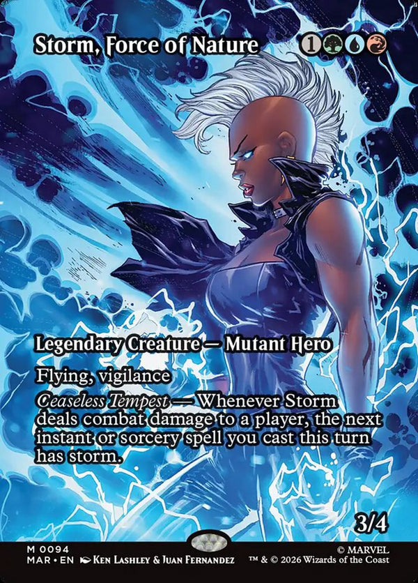 Storm, Force of Nature (Borderless) (MAR 94) - Magic: The Gathering