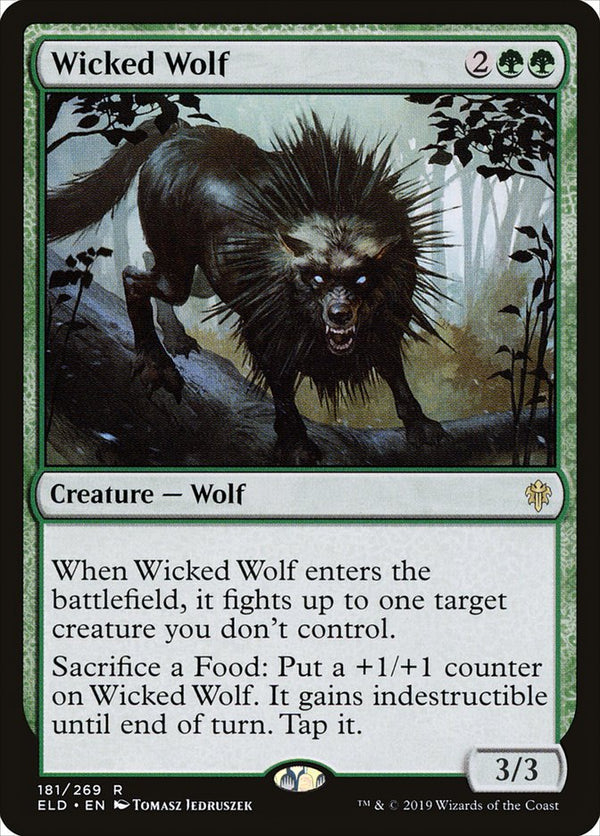 Wicked Wolf - Magic: The Gathering