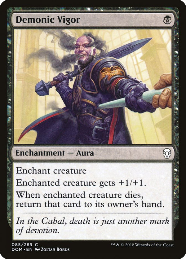 Demonic Vigor - Magic: The Gathering