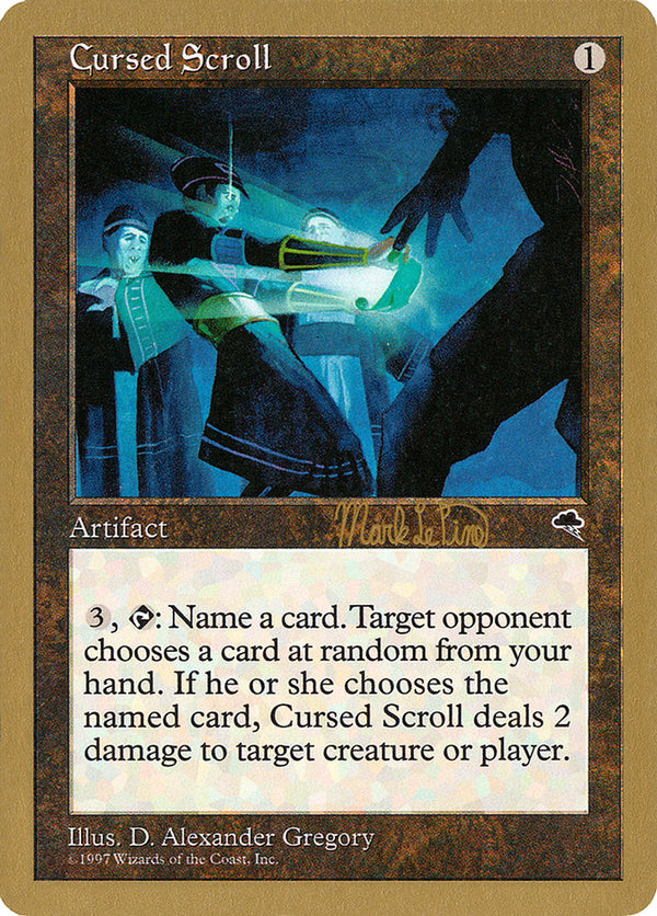 Cursed Scroll - 1999 Mark Le Pine (TMP) - Magic: The Gathering