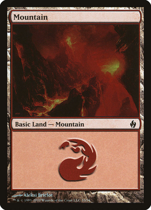 Mountain (33) - Magic: The Gathering