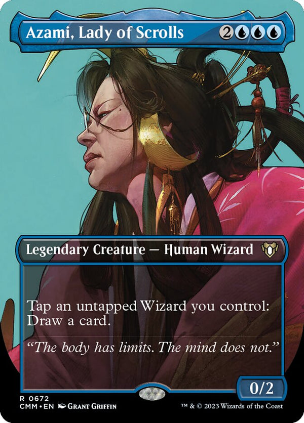 Azami, Lady of Scrolls (Borderless) - Magic: The Gathering