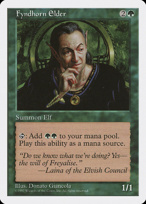 Fyndhorn Elder - Magic: The Gathering