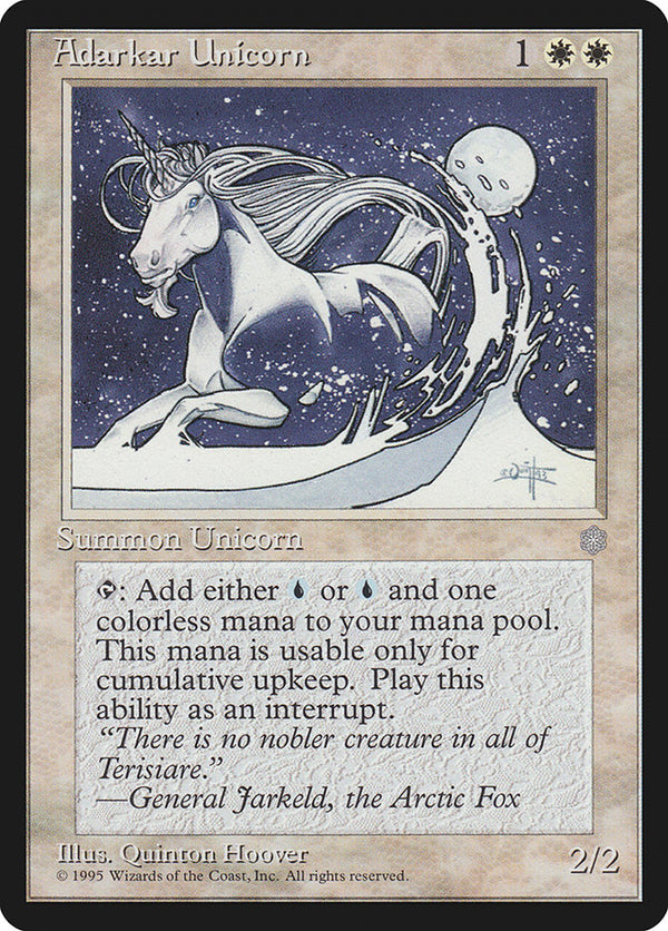 Adarkar Unicorn - Magic: The Gathering