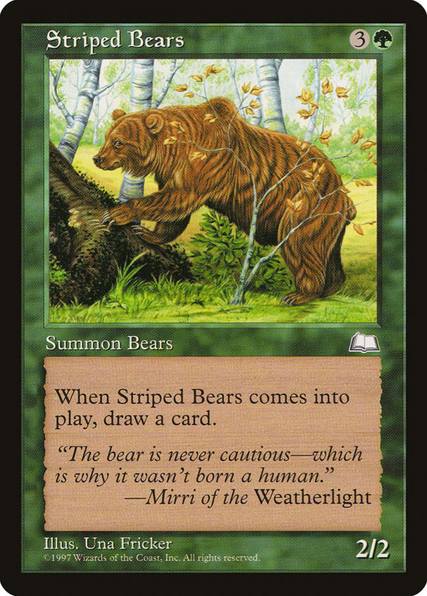 Striped Bears - Magic: The Gathering