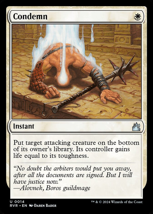Condemn - Magic: The Gathering