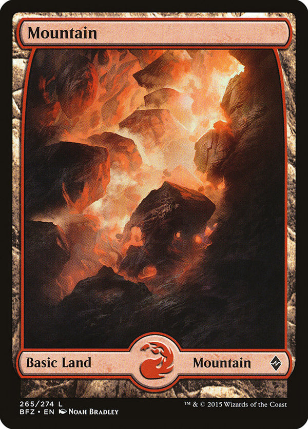 Mountain (265) - Full Art - Magic: The Gathering
