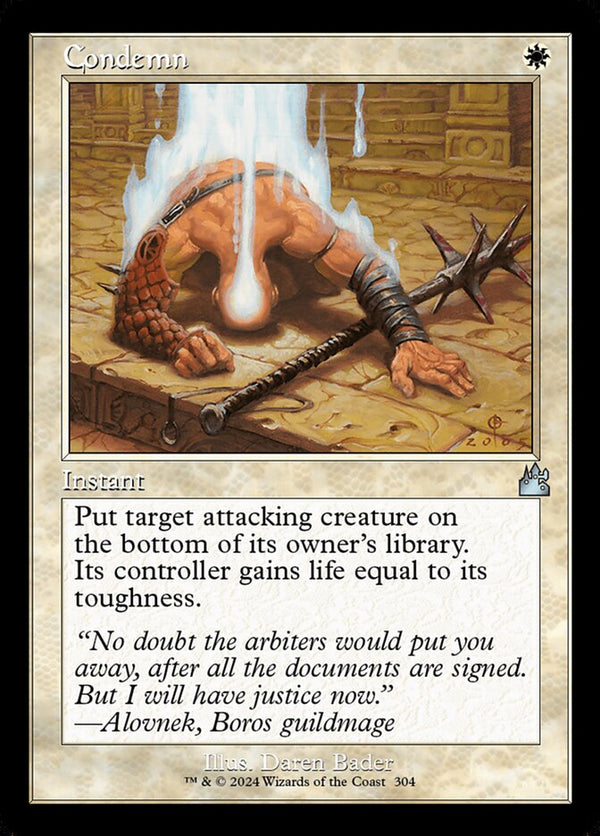 Condemn (Retro Frame) - Magic: The Gathering