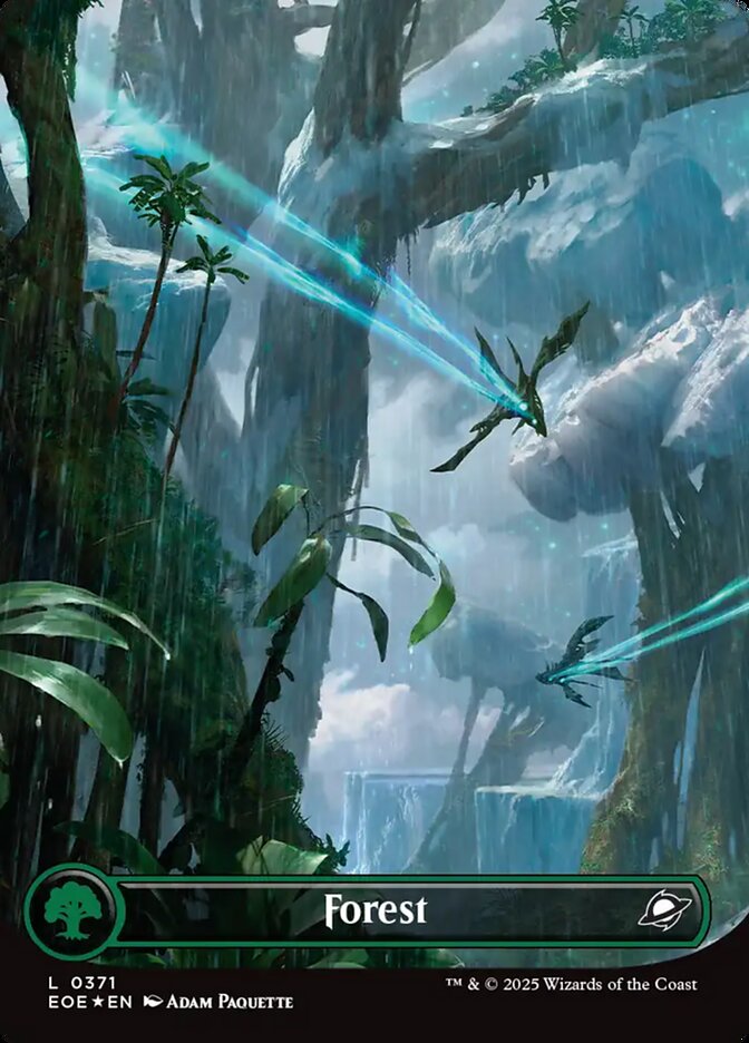 Forest (0371) (Borderless) (Galaxy Foil)