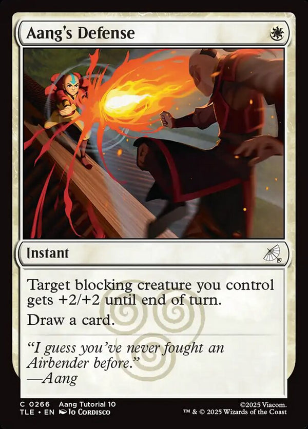 Aang's Defense (0266) - Magic: The Gathering
