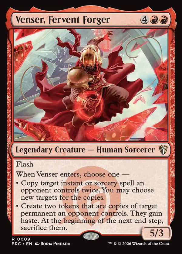 Venser, Fervent Forger (FRC 9) - Magic: The Gathering