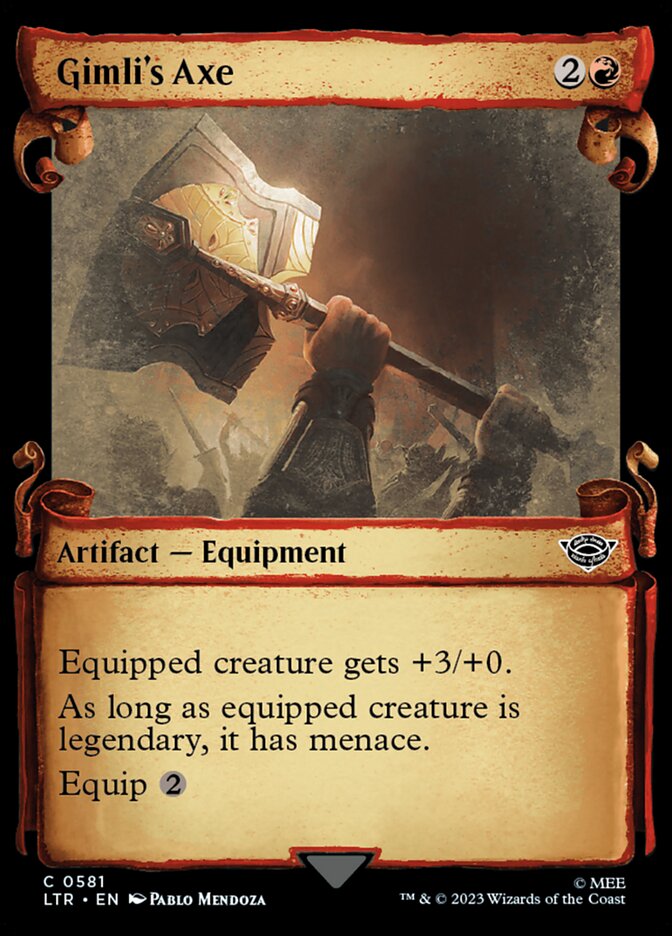 Gimli's Axe (Showcase Scrolls)