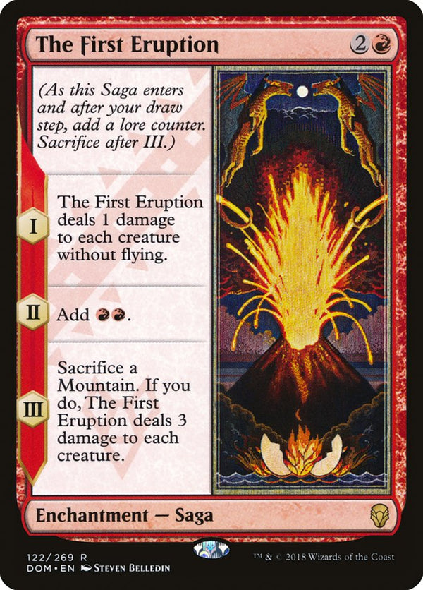 The First Eruption - Magic: The Gathering