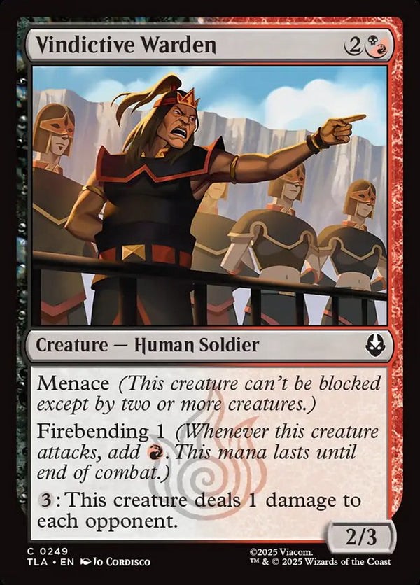 Vindictive Warden - Magic: The Gathering