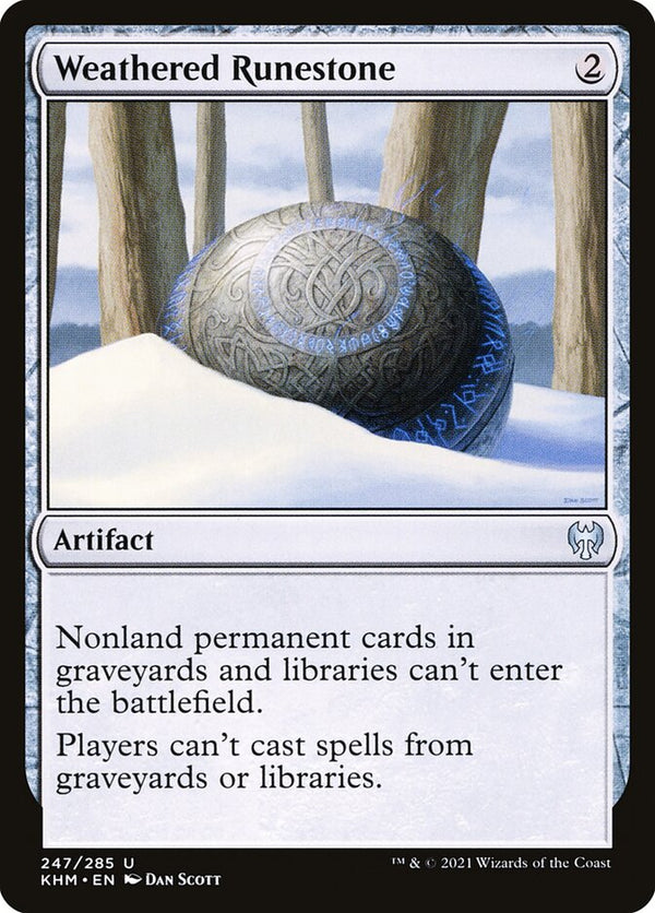 Weathered Runestone - Magic: The Gathering