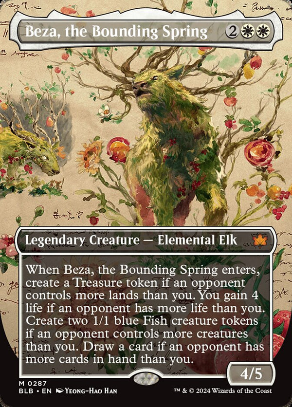 Beza, the Bounding Spring (Borderless) - Magic: The Gathering