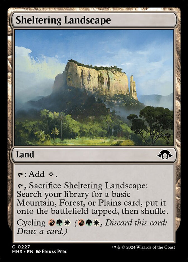 Sheltering Landscape - Magic: The Gathering