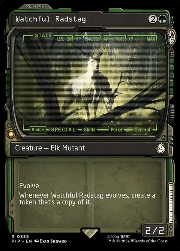 Watchful Radstag (Showcase) - Magic: The Gathering
