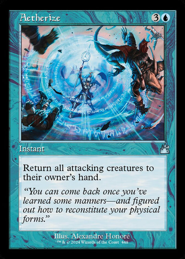 Aetherize (Retro Frame) - Magic: The Gathering