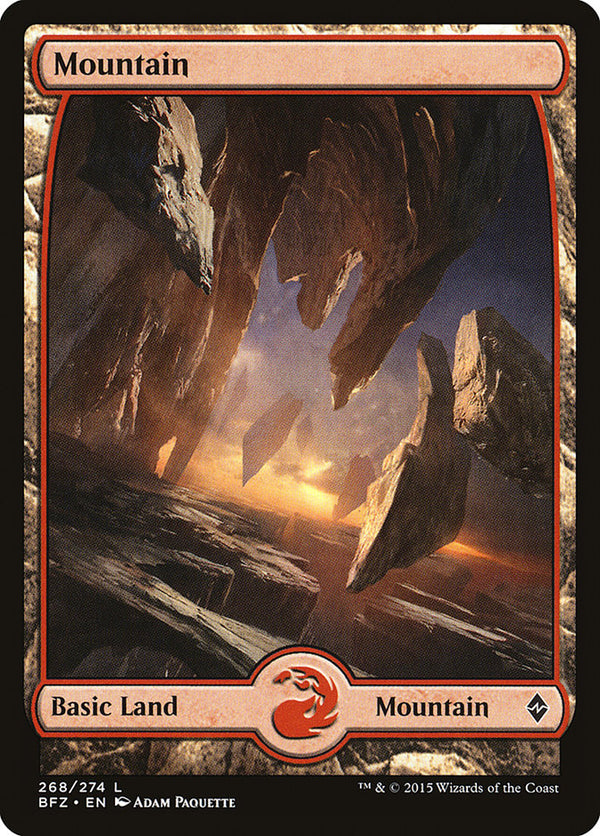 Mountain (268) - Full Art - Magic: The Gathering