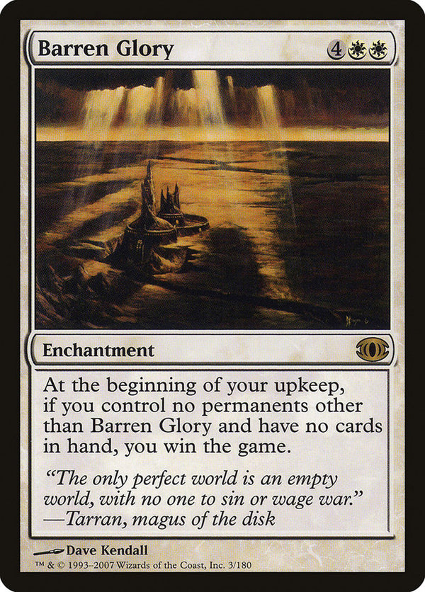 Barren Glory - Magic: The Gathering