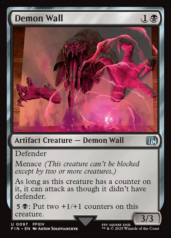 Demon Wall - Magic: The Gathering