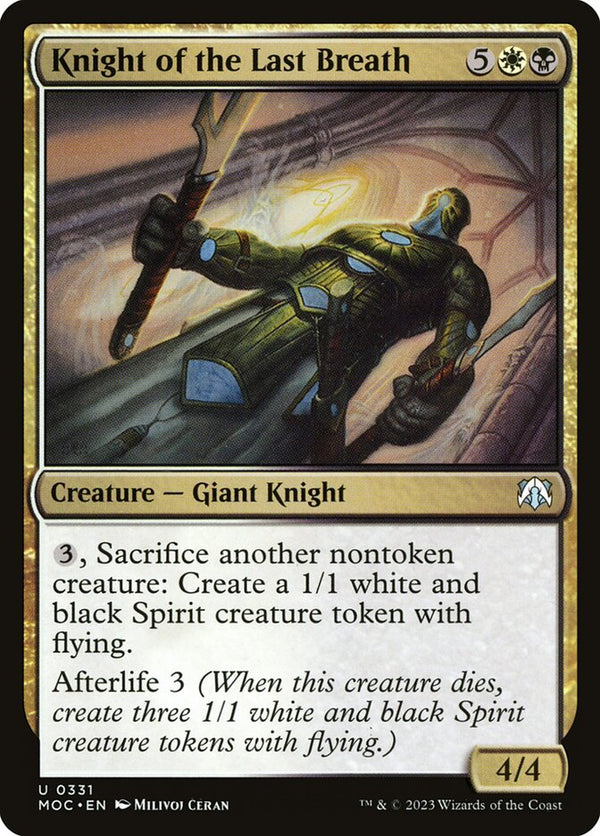 Knight of the Last Breath - Magic: The Gathering