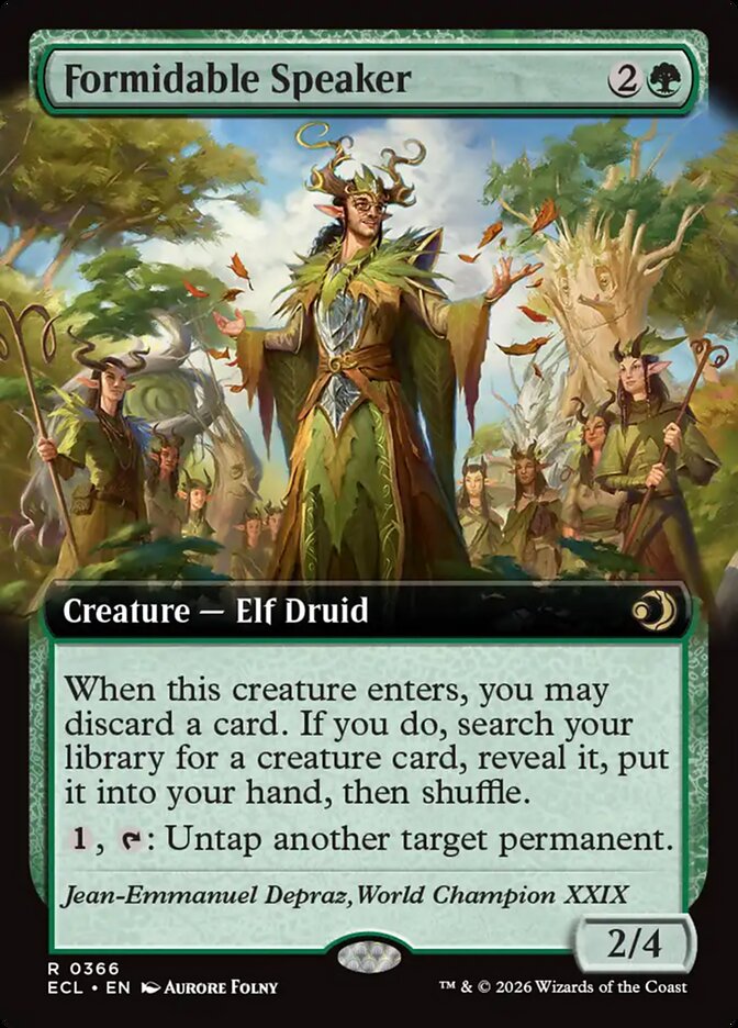 Formidable Speaker (Extended Art)