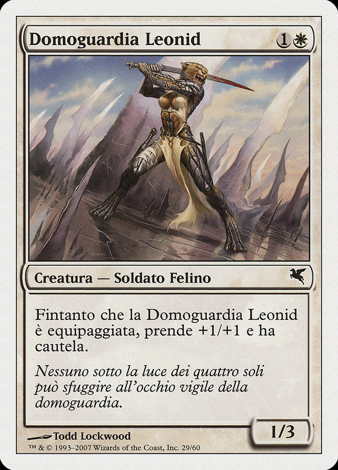 Leonin Den-Guard (Italian) - "Domoguardia Leonid" (L29)