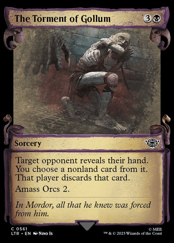 The Torment of Gollum (Showcase Scrolls) - Magic: The Gathering
